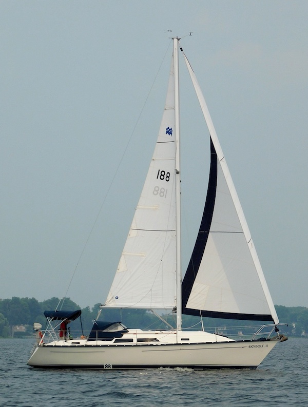 mirage 35 sailboat