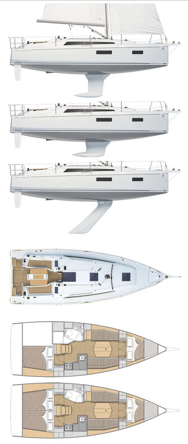 oceanis 34 sailboatdata