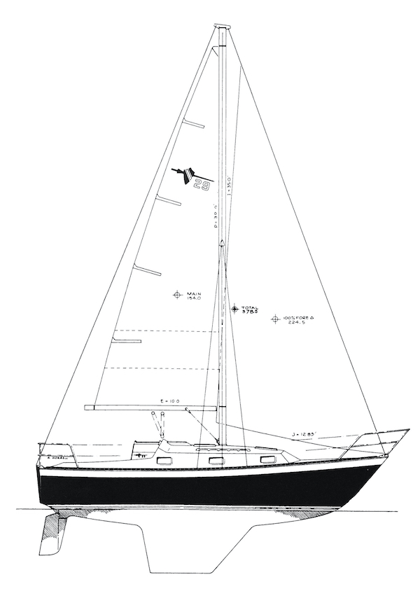 lancer 30 sailboat data