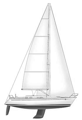 DUFOUR CLASSIC 35 drawing