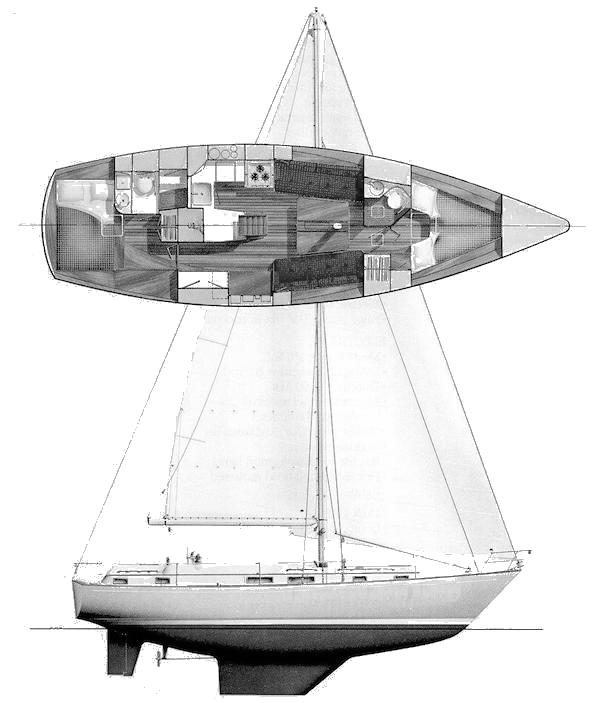 pearson 38 sailboat data