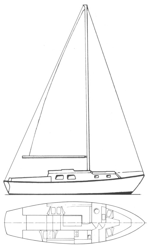 BERWICK 31 (WESTERLY) drawing