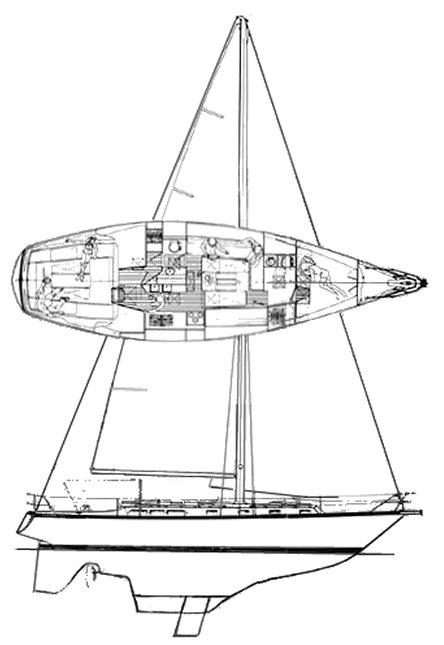 Sailboatdata Bombay Explorer 44 Sailboat