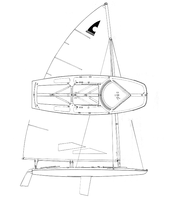 C SCOW Sailboat