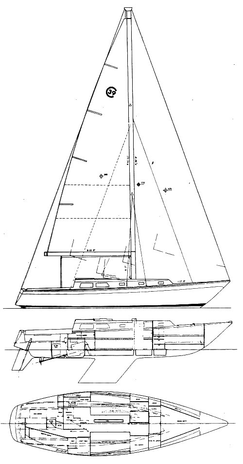 cal 39 sailboat data