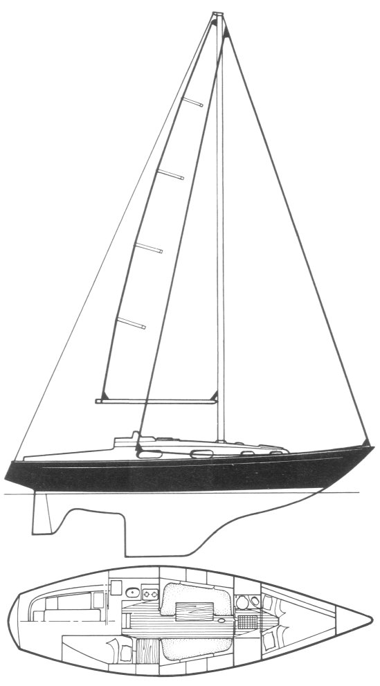 contessa 32 sailboat data