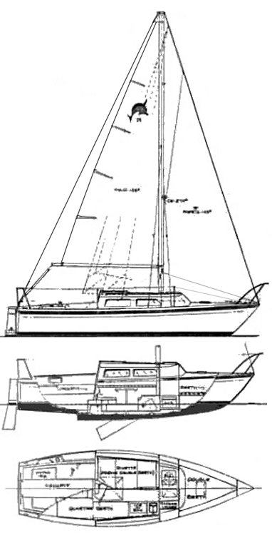 DOLPHIN 25 (HELMS) drawing