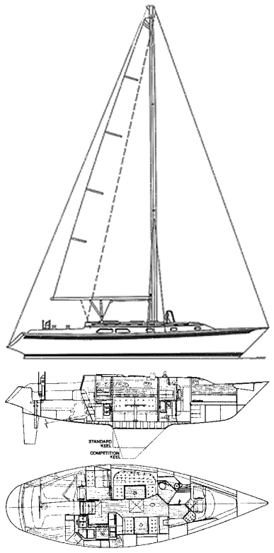 ericson 38 sailboatdata