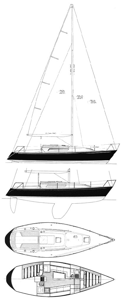 frers 33 sailboat data