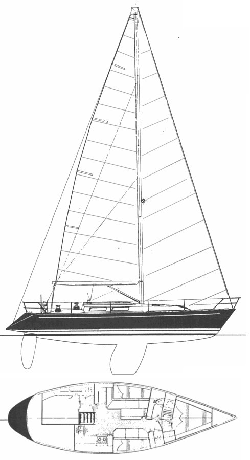 FRERS 41 drawing