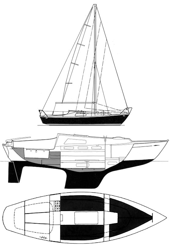 MISIL II (HALLBERG-RASSY) drawing