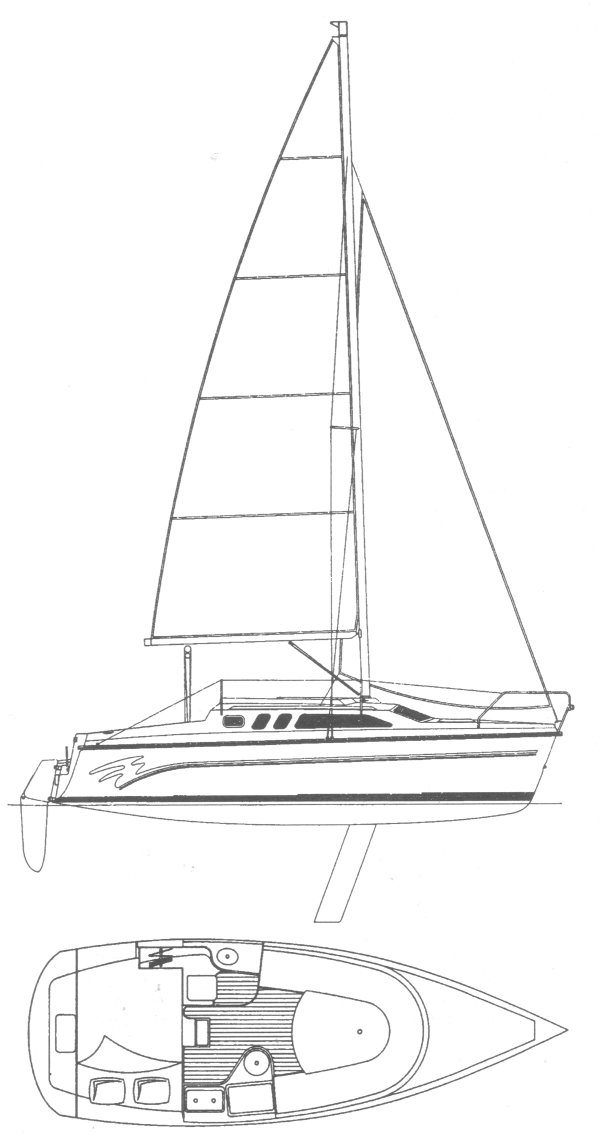 hunter 26 sailboat data