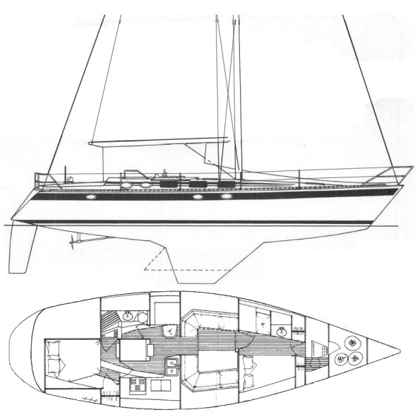 hunter 45 sailboat specs