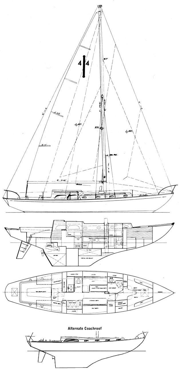 islander 44 sailboat