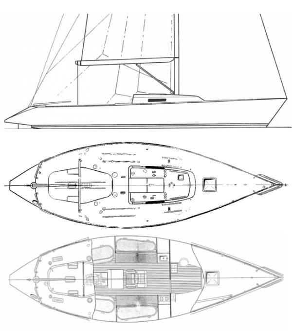 j42 sailboat weight