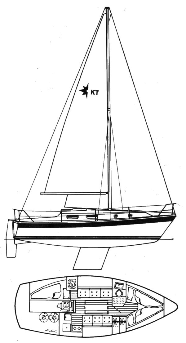 KONSORT 29 (WESTERLY) drawing