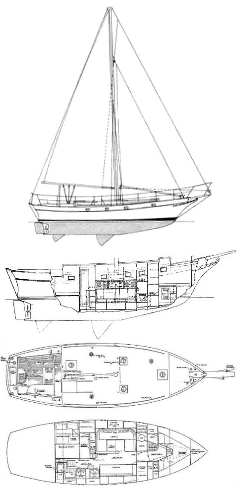 kadey krogen sailboat for sale