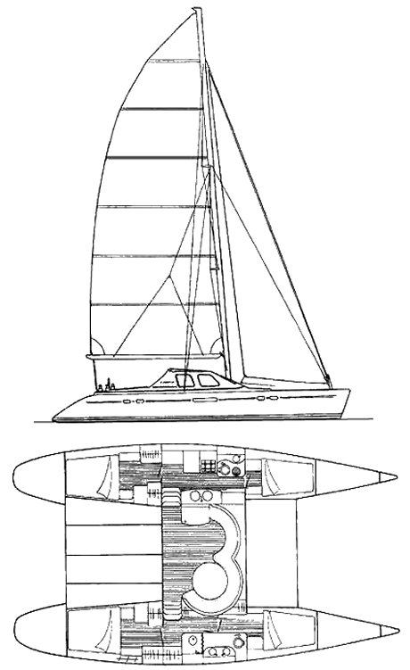 sailboatdata.com - lagoon 47 sailboat