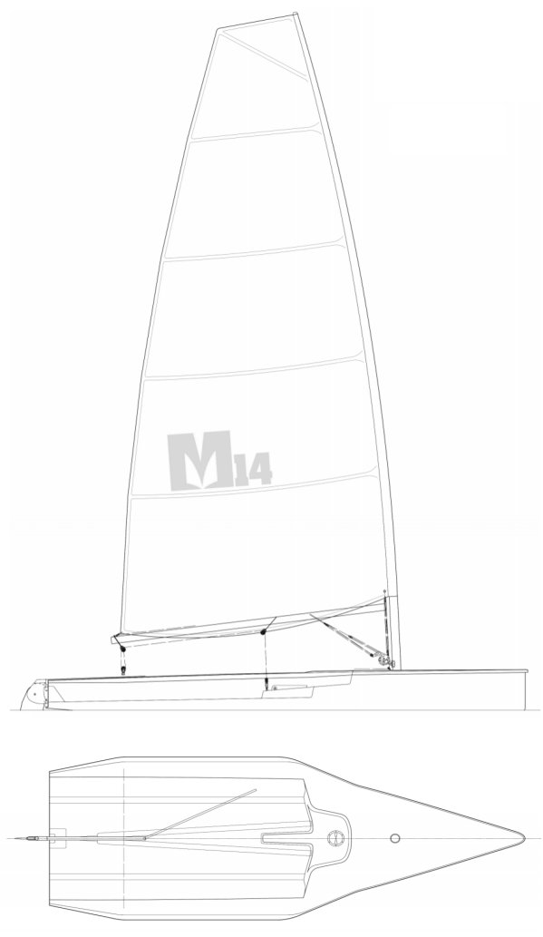 MELGES 14 drawing