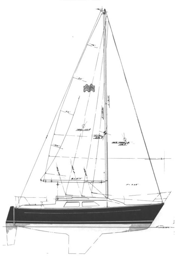 mirage 25 sailboat data