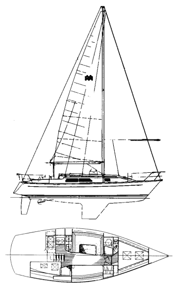 mirage 35 sailboat data