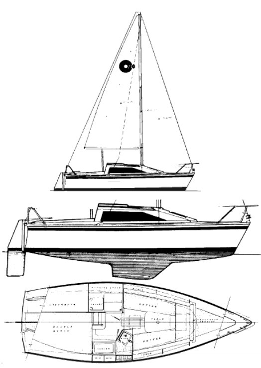 O'DAY 240 drawing
