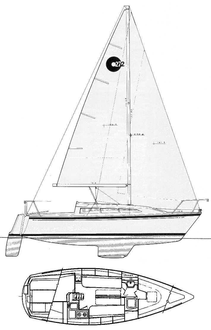 O'DAY 272 drawing