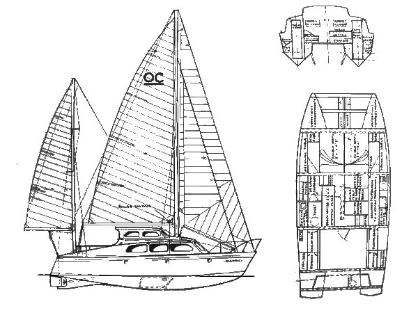 SailboatData.com - OCEANIC 30 Sailboat