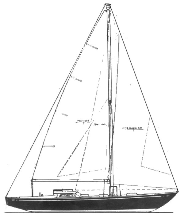 sailboatdata.com - oceanic 48 tripp sailboat