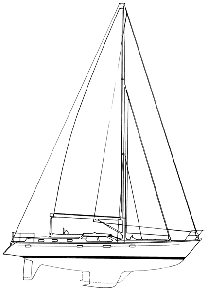 OYSTER 485 drawing