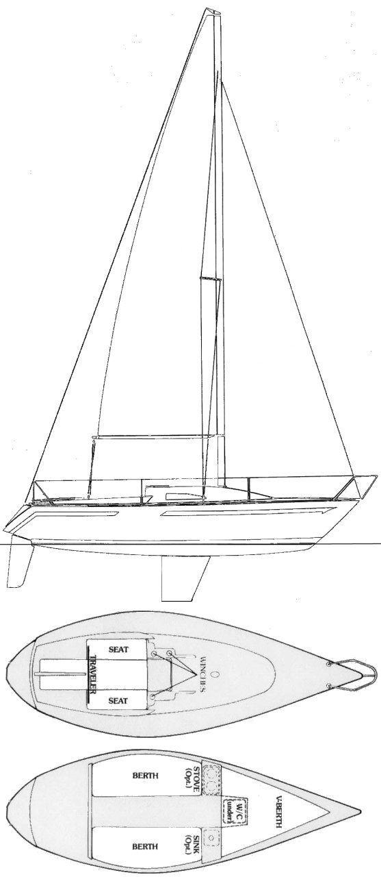 ranger 22 sailboat