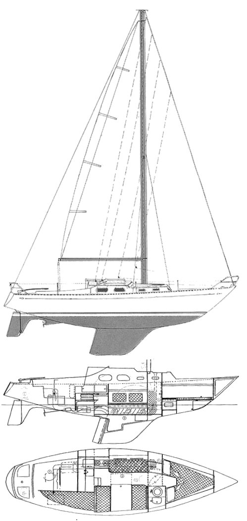 shipman 28 sailboat