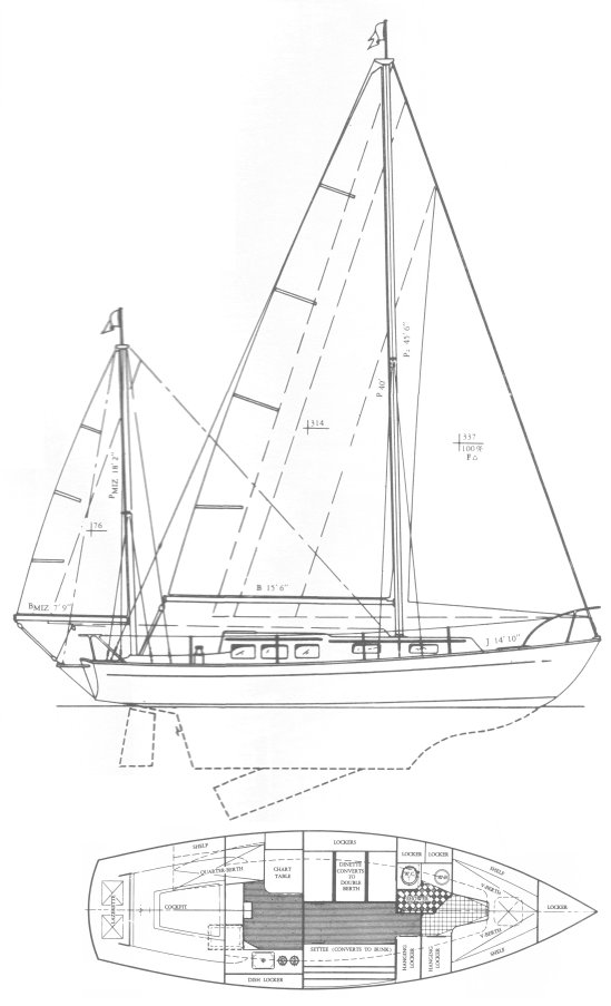 SOVEREL 36 (1965) drawing