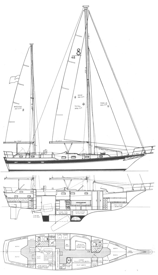 SOVEREL 48 drawing