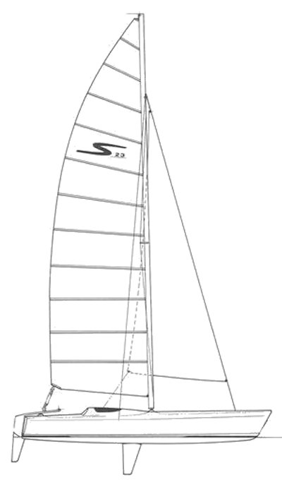 SailboatData.com - STILETTO 23 Sailboat