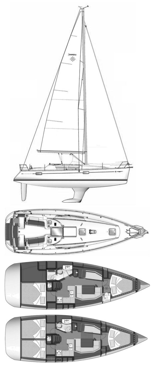 sailboatdata jeanneau 39i