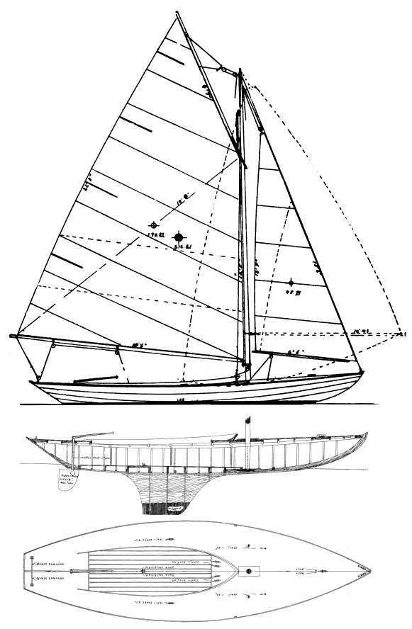 SailboatData.com - SWAMPSCOTT ONE-DESIGN DORY Sailboat