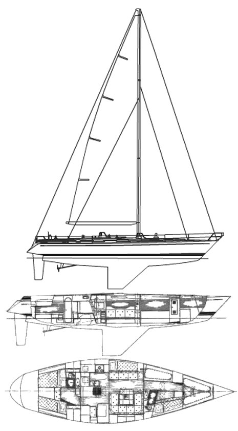 SWAN 51 drawing
