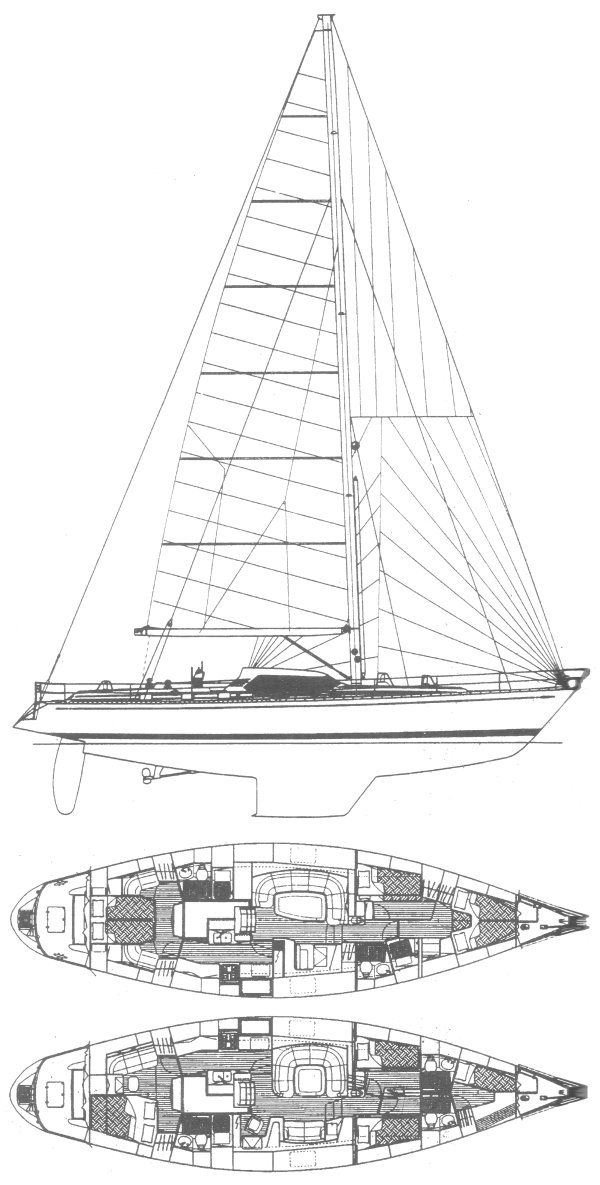SWAN 57 RS drawing
