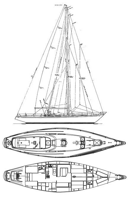SWAN 65-S&S drawing
