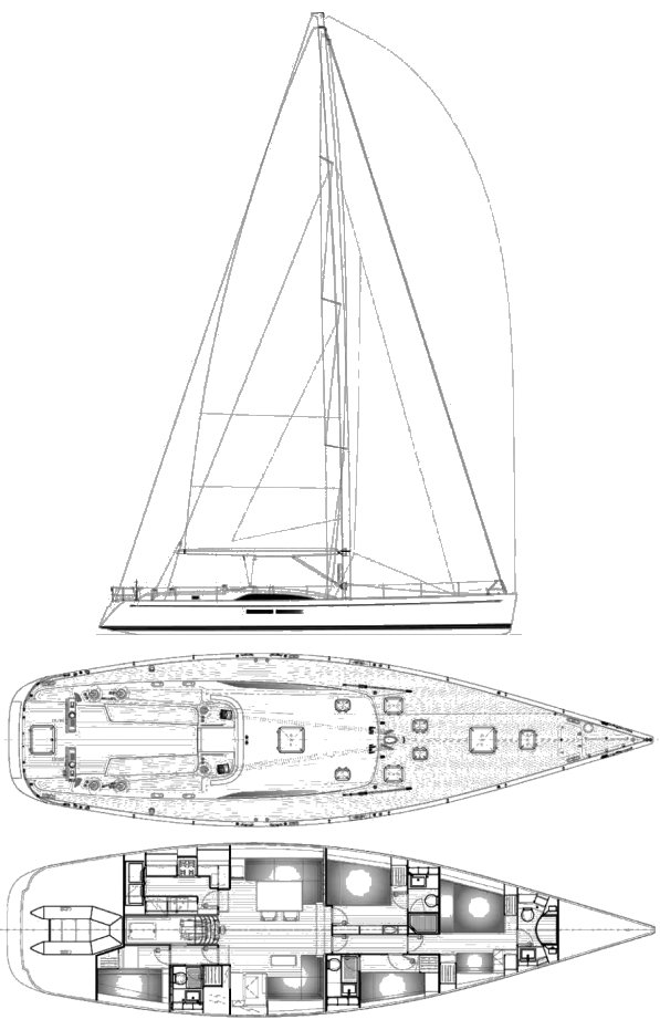 SWAN 66 S drawing