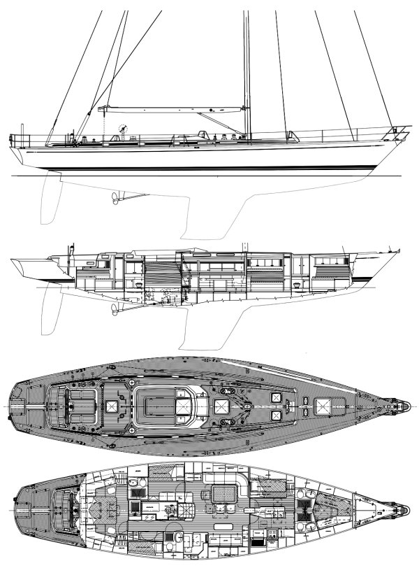 SWAN 68 (TRAD) drawing