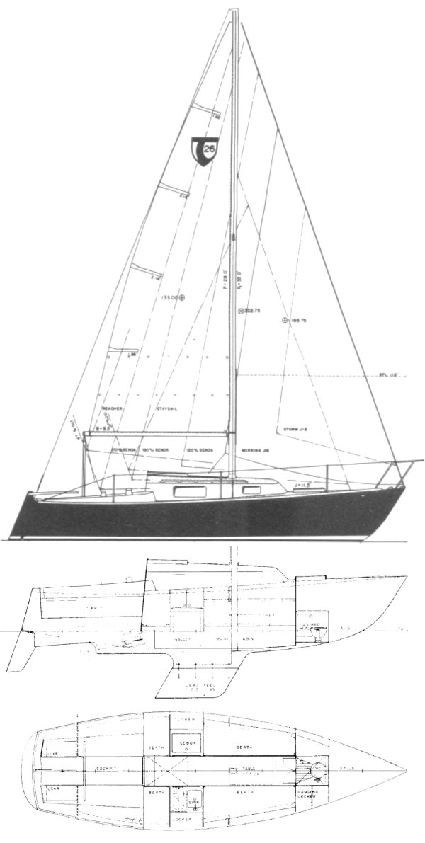 tartan 26 sailboat