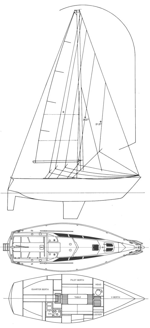 yamaha 30 sailboat specs