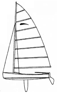 ZEPHYR DINGHY drawing