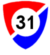 COLUMBIA 31 insignia