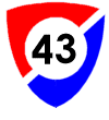 COLUMBIA 43 insignia