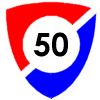 COLUMBIA 50 insignia