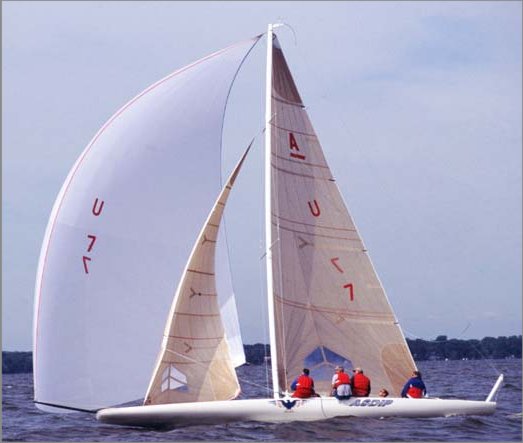 a scow sailboat