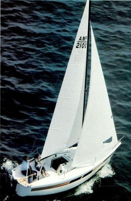 sailboatdata.com - amf 2100 sailboat